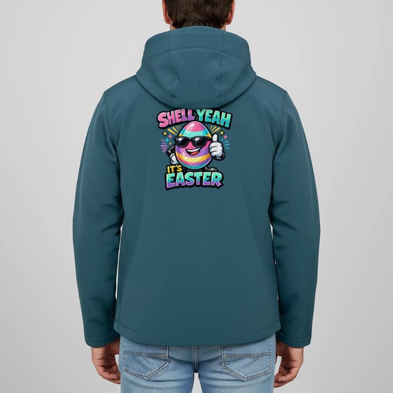Shell Yeah It's Easter Ostern Spruch Hell yeah Recycelte Männer Softshell-Jacke von Stanley/Stella