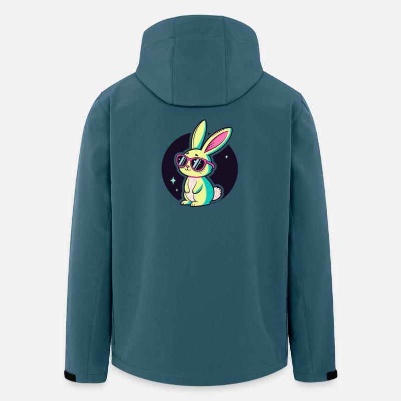 Bunny Neon Chic Sonnenbrillen - Recycelte Männer Softshell-Jacke von Stanley/Stella - Dunkles Petrol