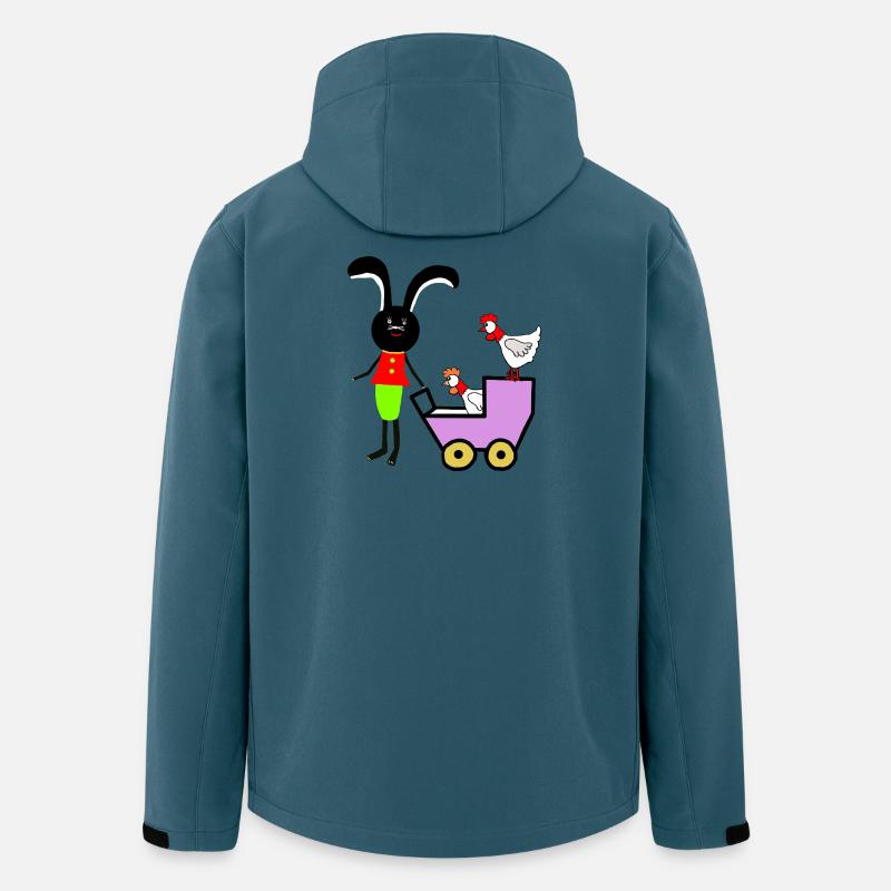 Rabbit Bunny Easter Chickens Kids - Men’s Recycled Softshell Jacket by Stanley/Stella - stargazer