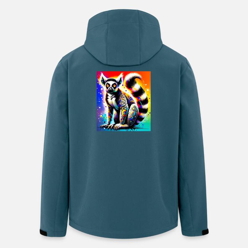 Lemur - Recycelte Männer Softshell-Jacke von Stanley/Stella - Dunkles Petrol