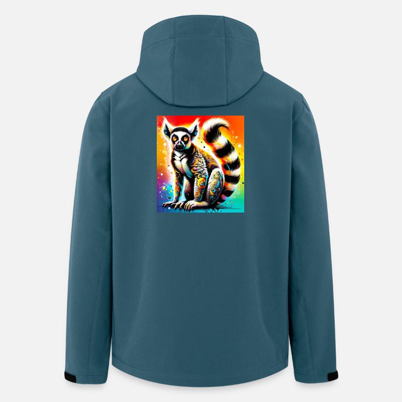 Lemur - Recycelte Männer Softshell-Jacke von Stanley/Stella - Dunkles Petrol