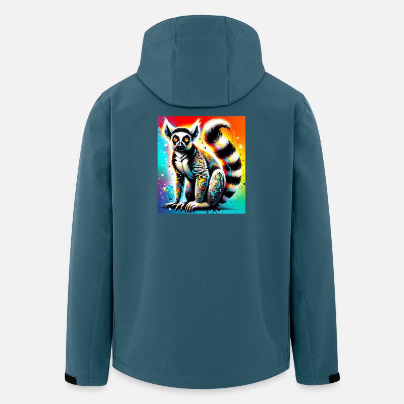 Lemur - Recycelte Männer Softshell-Jacke von Stanley/Stella - Dunkles Petrol