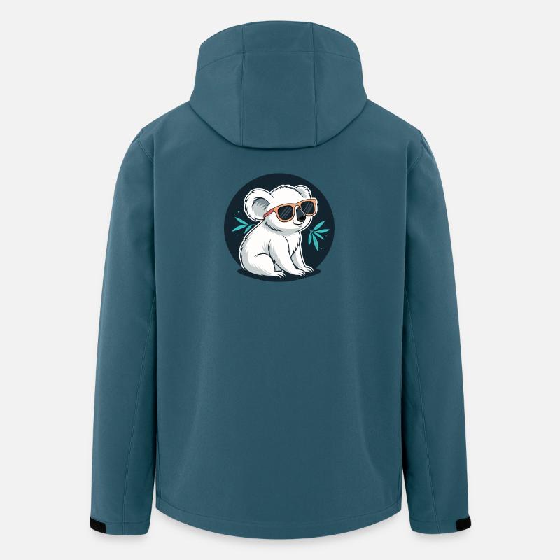 Koala-Chic-Sonnenbrillen - Recycelte Männer Softshell-Jacke von Stanley/Stella - Dunkles Petrol