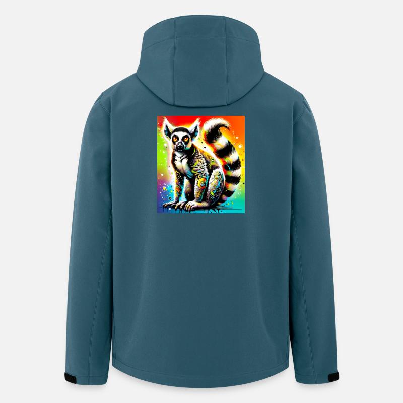 Lémurien - Veste softshell homme en polyester recyclé Stanley/Stella - bleu pétrole foncé