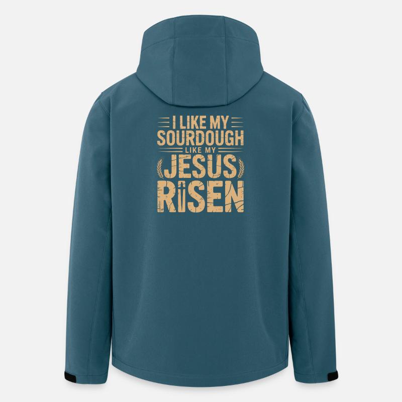 Sourdough Risen Pun Tee - Men’s Recycled Softshell Jacket by Stanley/Stella - stargazer