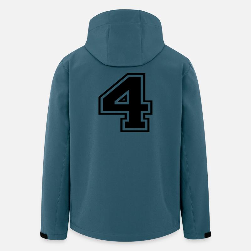 4 - Recycelte Männer Softshell-Jacke von Stanley/Stella - Dunkles Petrol