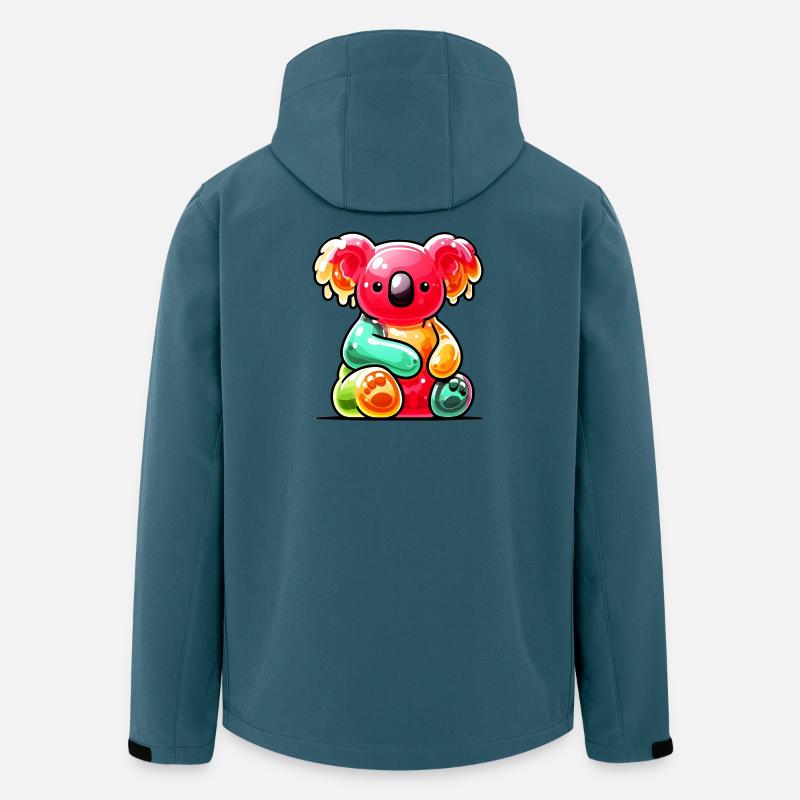 Koala - Recycelte Männer Softshell-Jacke von Stanley/Stella - Dunkles Petrol