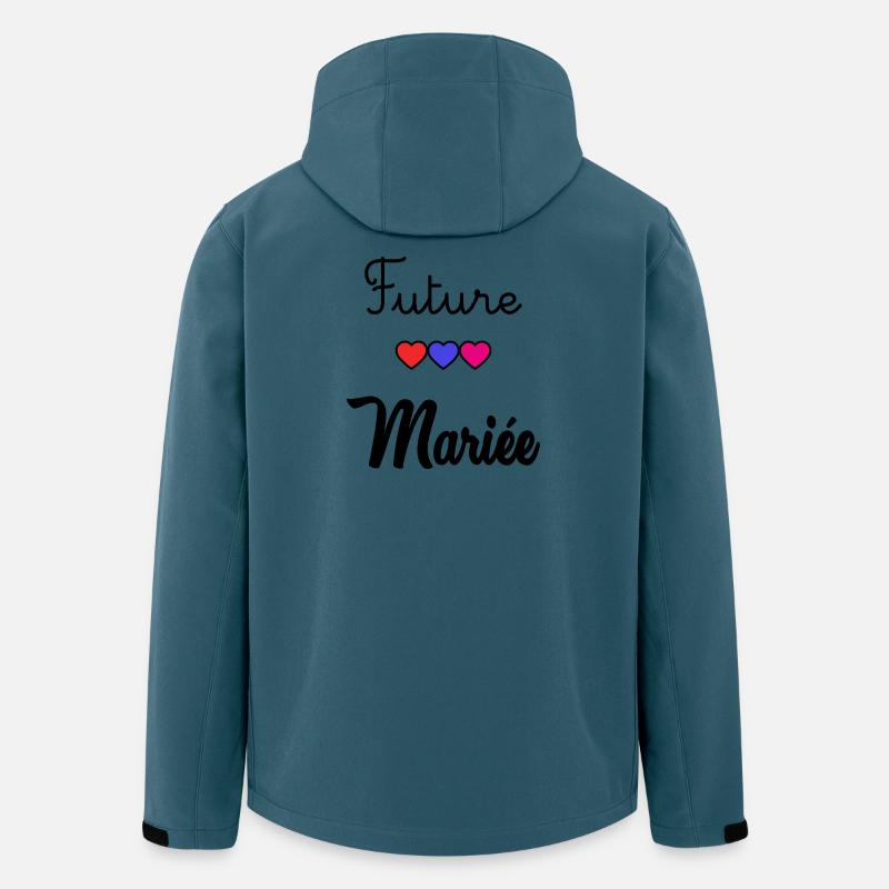 ZUKÜNFTIGE BRAUT - Recycelte Männer Softshell-Jacke von Stanley/Stella - Dunkles Petrol