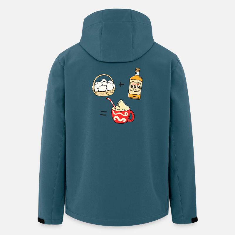Eierpunsch - Recycelte Männer Softshell-Jacke von Stanley/Stella - Dunkles Petrol
