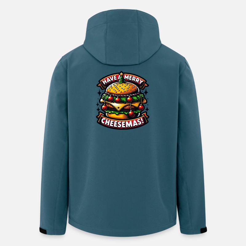 Have a merry Cheesemas! - Recycelte Männer Softshell-Jacke von Stanley/Stella - Dunkles Petrol