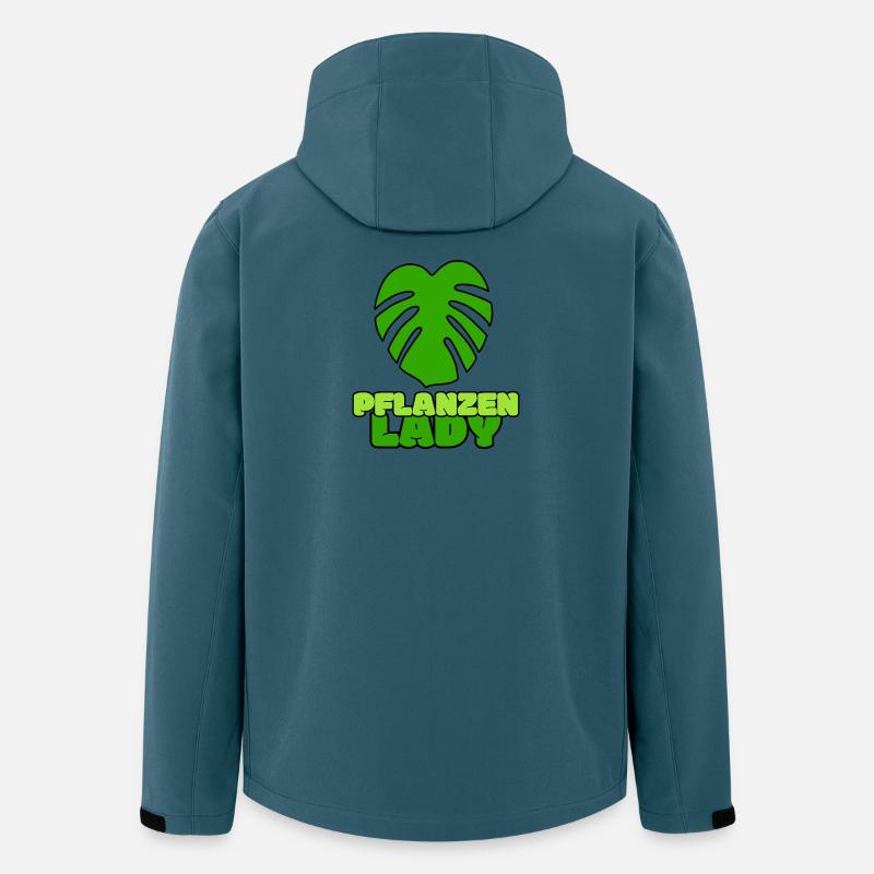 Pflanzen Lady - Recycelte Männer Softshell-Jacke von Stanley/Stella - Dunkles Petrol