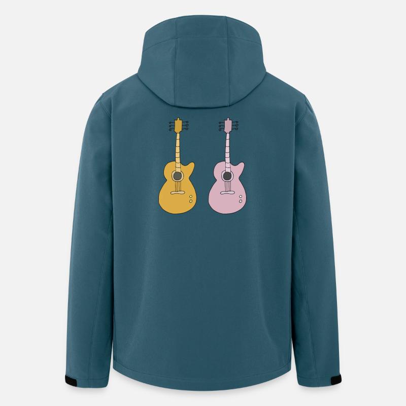 Two guitars - Men’s Recycled Softshell Jacket by Stanley/Stella - stargazer