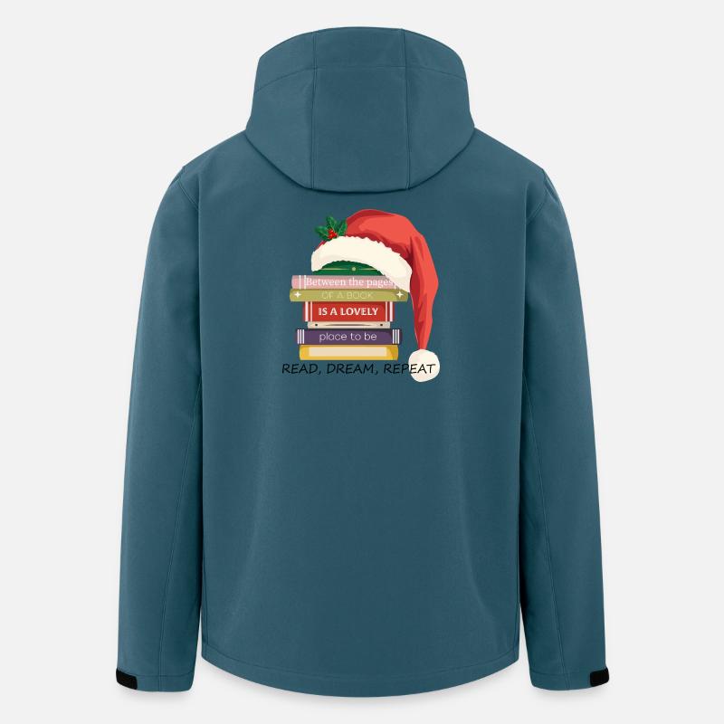 Book Stack with Christmas hat - Men’s Recycled Softshell Jacket by Stanley/Stella - stargazer