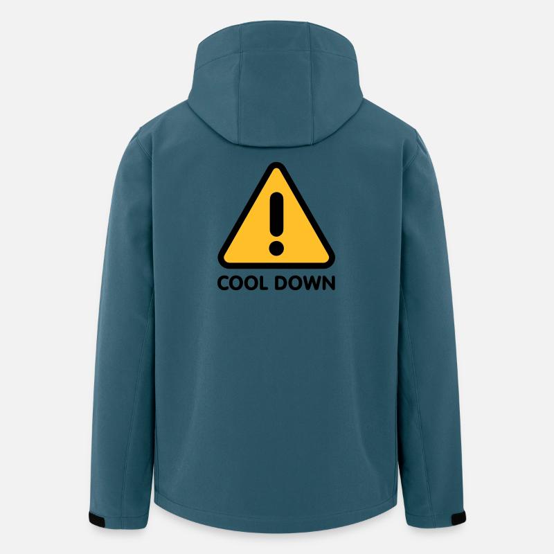 Cool down - Recycelte Männer Softshell-Jacke von Stanley/Stella - Dunkles Petrol