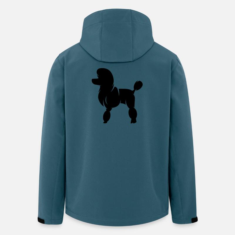 Königspudel - Recycelte Männer Softshell-Jacke von Stanley/Stella - Dunkles Petrol
