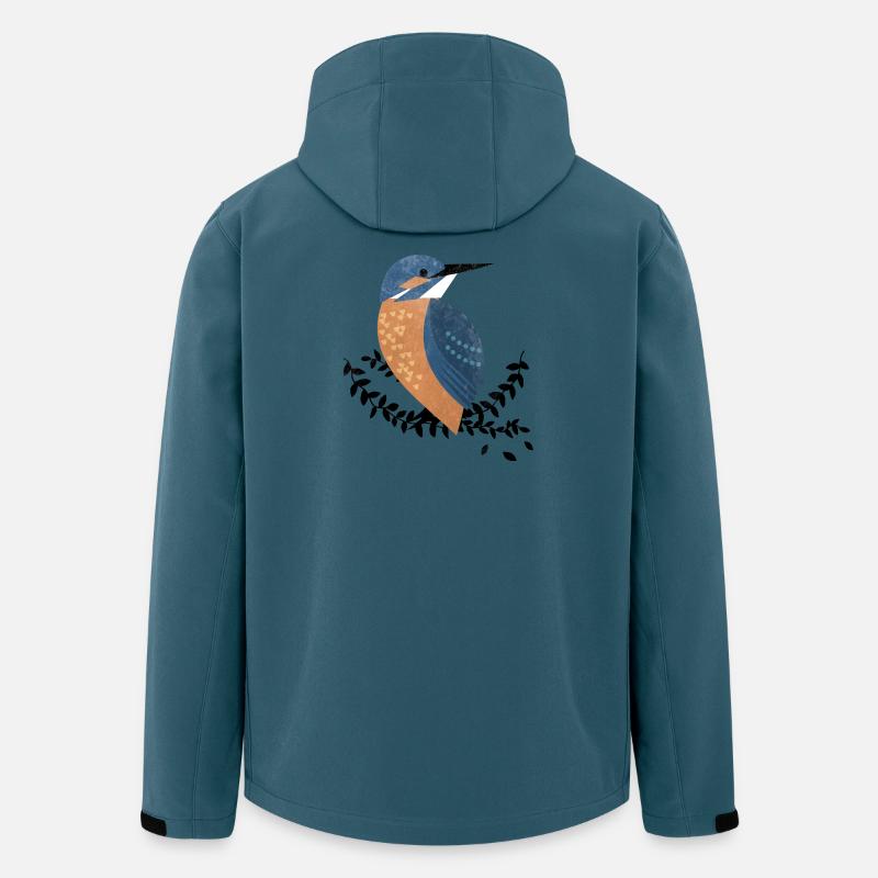 Eisvogel - Recycelte Männer Softshell-Jacke von Stanley/Stella - Dunkles Petrol