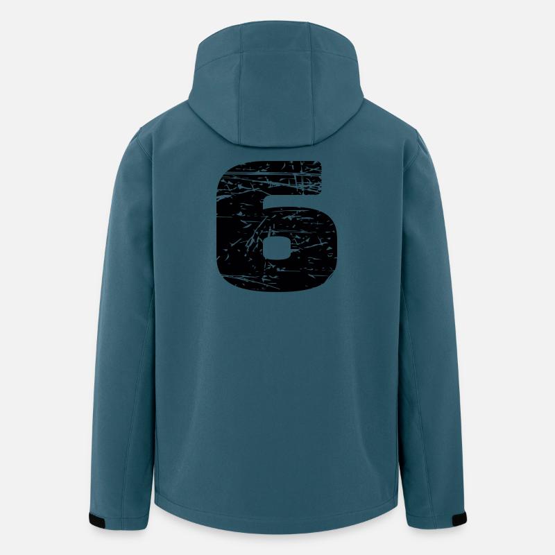 6 - Recycelte Männer Softshell-Jacke von Stanley/Stella - Dunkles Petrol