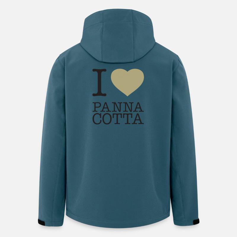 I LOVE PANNA COTTA - Men’s Recycled Softshell Jacket by Stanley/Stella - stargazer