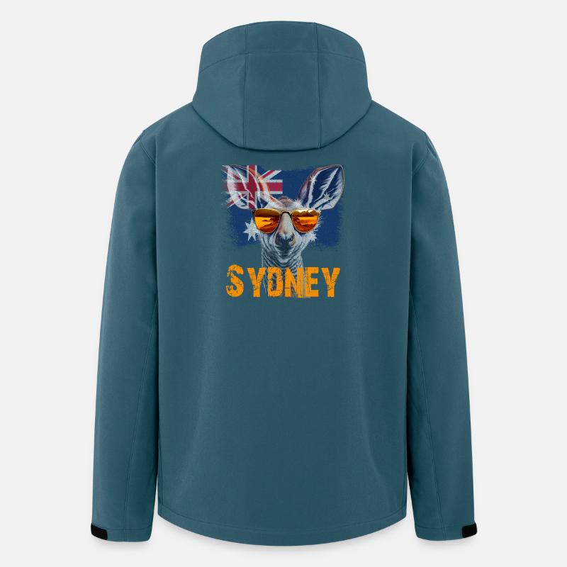 Syndney Roo - Recycelte Männer Softshell-Jacke von Stanley/Stella - Dunkles Petrol