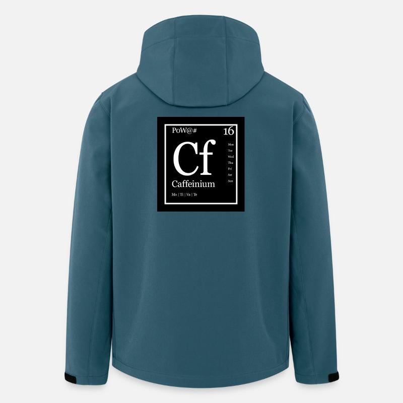 Funny Periodic Table Caffeinium Design - Men’s Recycled Softshell Jacket by Stanley/Stella - stargazer
