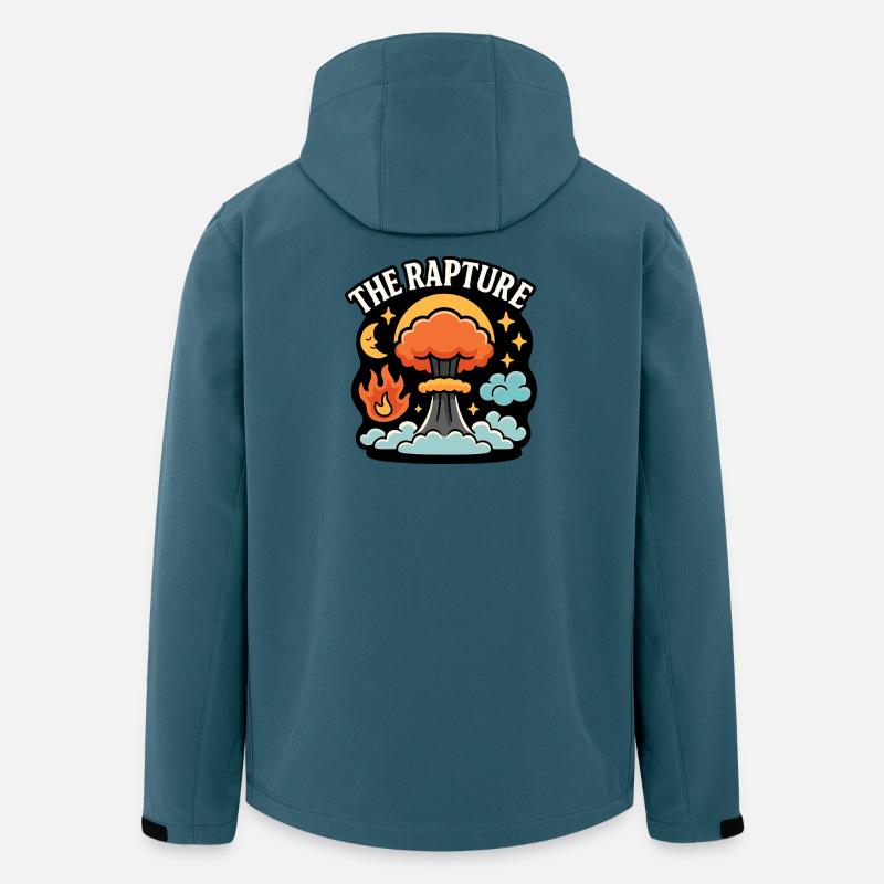 Ende der Zeit - Recycelte Männer Softshell-Jacke von Stanley/Stella - Dunkles Petrol