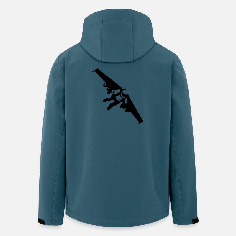 Jetman - Recycelte Männer Softshell-Jacke von Stanley/Stella - Dunkles Petrol