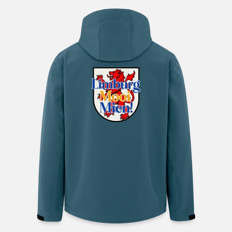 Limburg mooi mien schild - Recycelte Männer Softshell-Jacke von Stanley/Stella - Dunkles Petrol