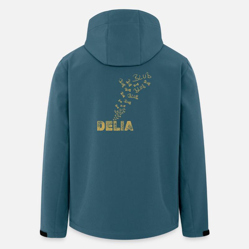 Delia - Recycelte Männer Softshell-Jacke von Stanley/Stella - Dunkles Petrol