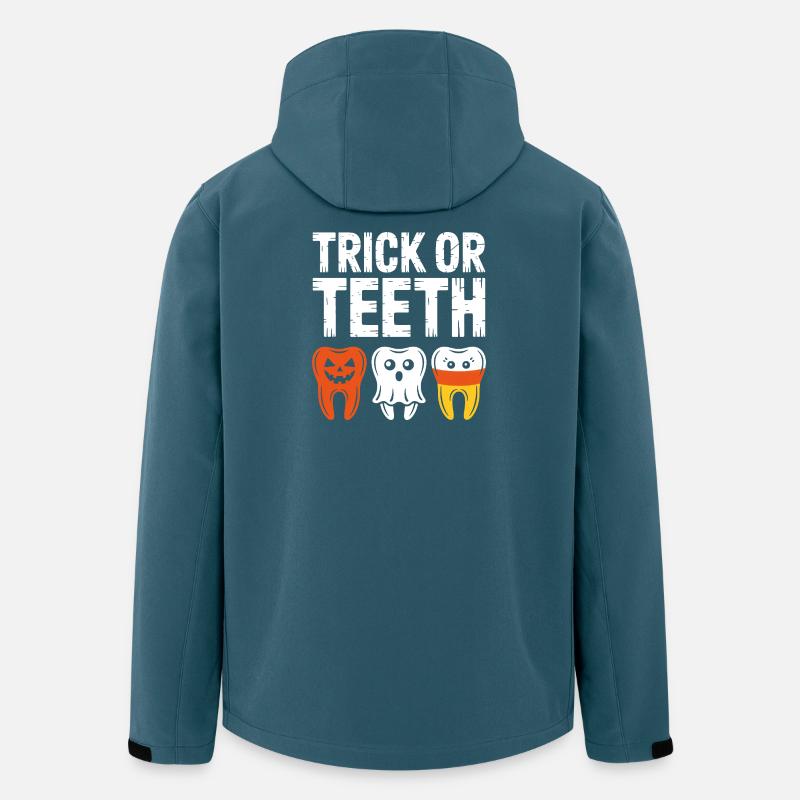 Trick or Teeth Halloween Trio - Men’s Recycled Softshell Jacket by Stanley/Stella - stargazer