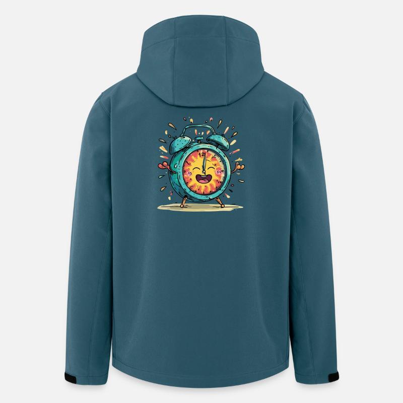 Sun Alarm Clock Celebration Image - Men’s Recycled Softshell Jacket by Stanley/Stella - stargazer