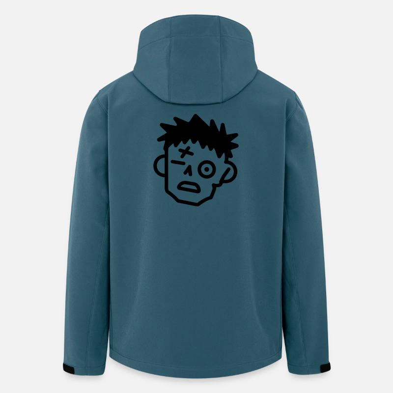 Zombie - Recycelte Männer Softshell-Jacke von Stanley/Stella - Dunkles Petrol