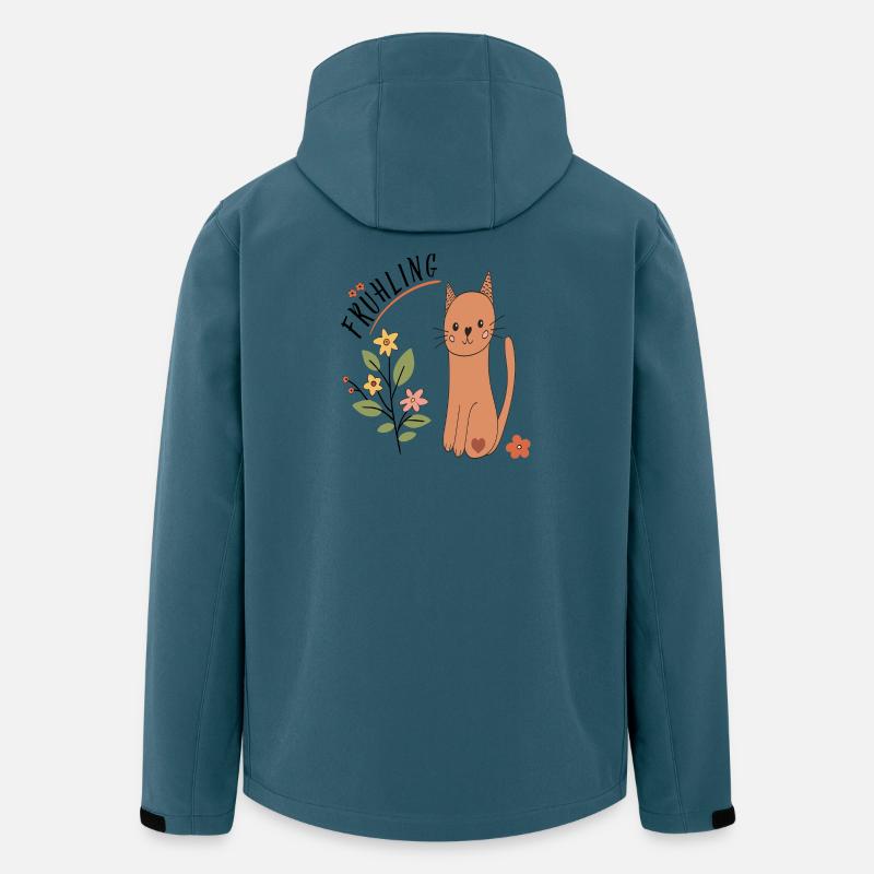 Frühling - Recycelte Männer Softshell-Jacke von Stanley/Stella - Dunkles Petrol