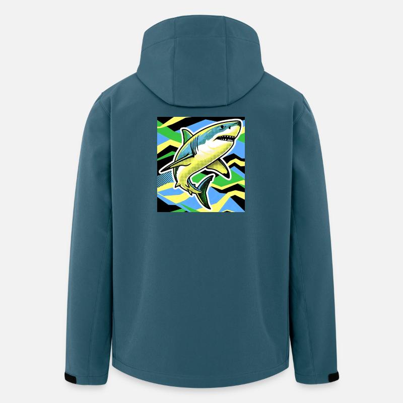 Hai - Recycelte Männer Softshell-Jacke von Stanley/Stella - Dunkles Petrol