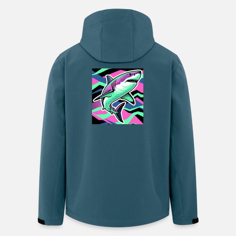 Hai - Recycelte Männer Softshell-Jacke von Stanley/Stella - Dunkles Petrol