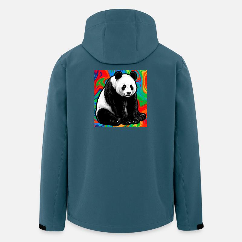 panda - Veste softshell homme en polyester recyclé Stanley/Stella - bleu pétrole foncé