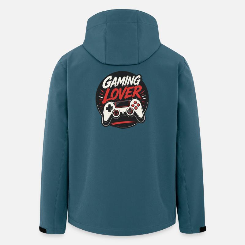 Eat Sleep Game Repeat Gaming - Men’s Recycled Softshell Jacket by Stanley/Stella - stargazer