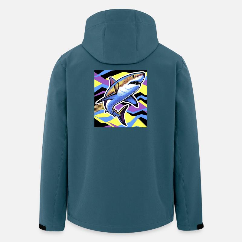 Hai - Recycelte Männer Softshell-Jacke von Stanley/Stella - Dunkles Petrol