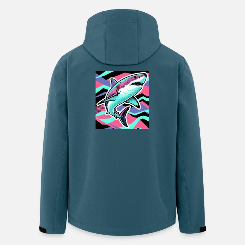 Hai - Recycelte Männer Softshell-Jacke von Stanley/Stella - Dunkles Petrol