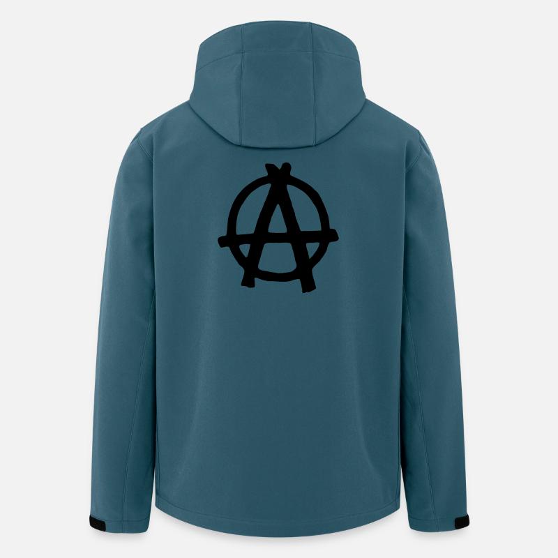 Anarchy - Recycelte Männer Softshell-Jacke von Stanley/Stella - Dunkles Petrol