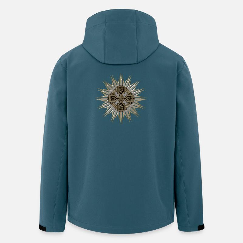 Schöner keltischer Knoten. - Recycelte Männer Softshell-Jacke von Stanley/Stella - Dunkles Petrol