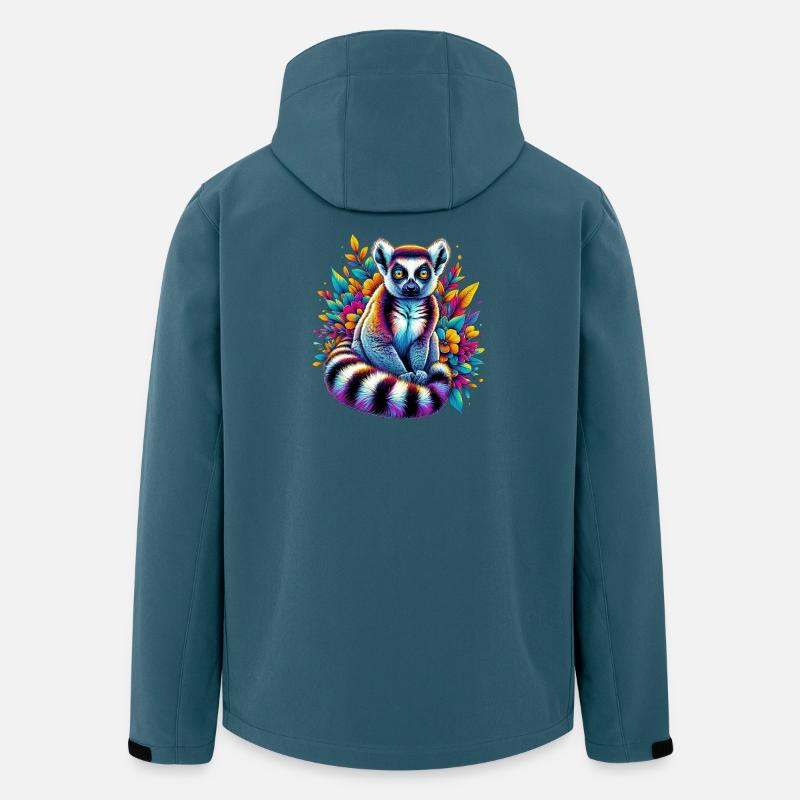 Lemur - Recycelte Männer Softshell-Jacke von Stanley/Stella - Dunkles Petrol