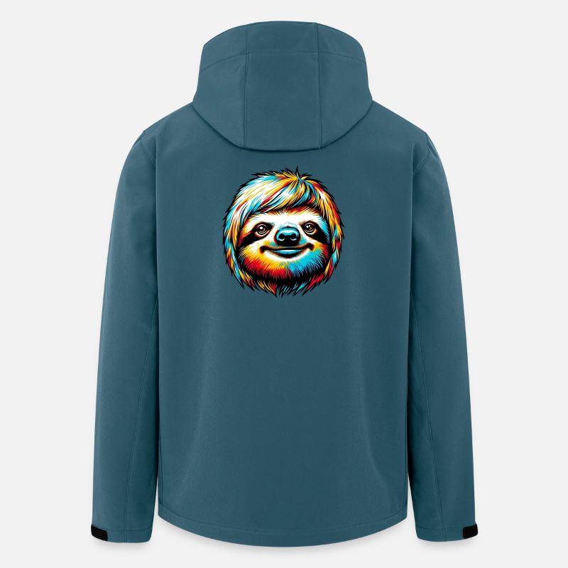 Faultier - Recycelte Männer Softshell-Jacke von Stanley/Stella - Dunkles Petrol