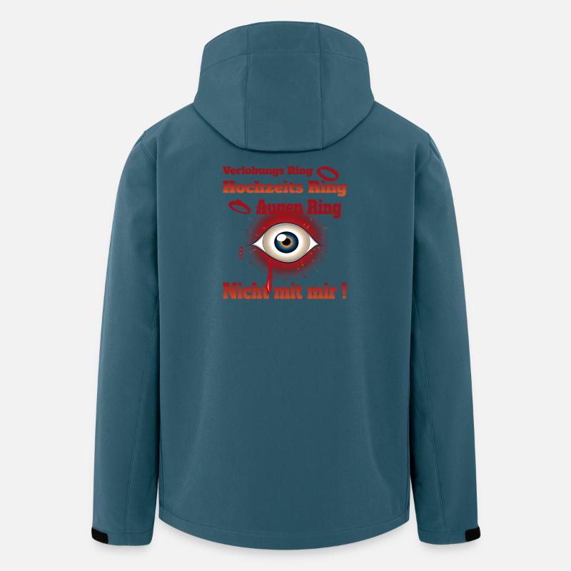 Single Leben - Recycelte Männer Softshell-Jacke von Stanley/Stella - Dunkles Petrol