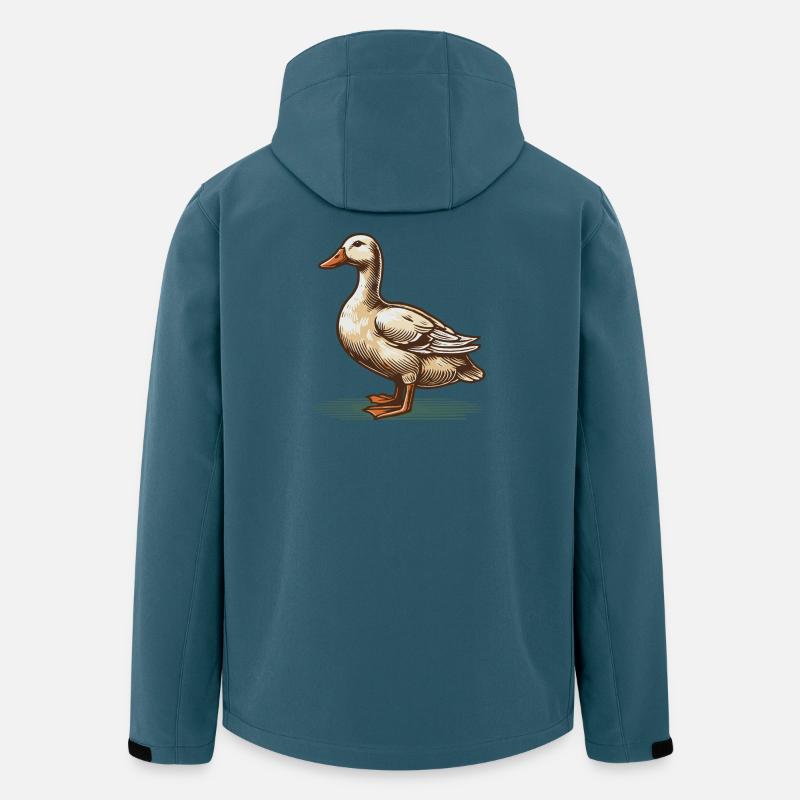 Canard - Veste softshell homme en polyester recyclé Stanley/Stella - bleu pétrole foncé