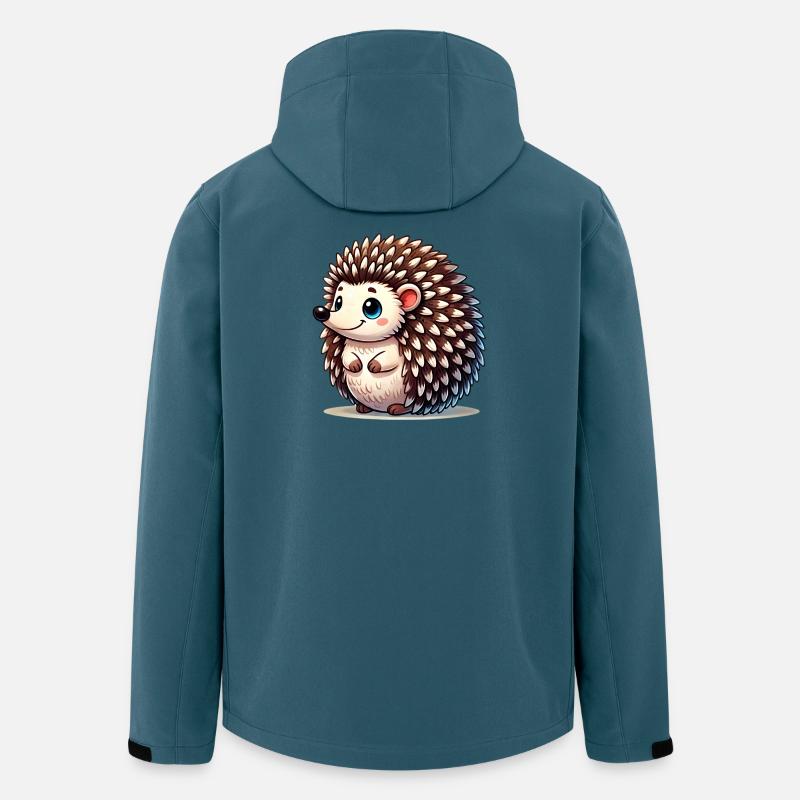 Igel - Recycelte Männer Softshell-Jacke von Stanley/Stella - Dunkles Petrol