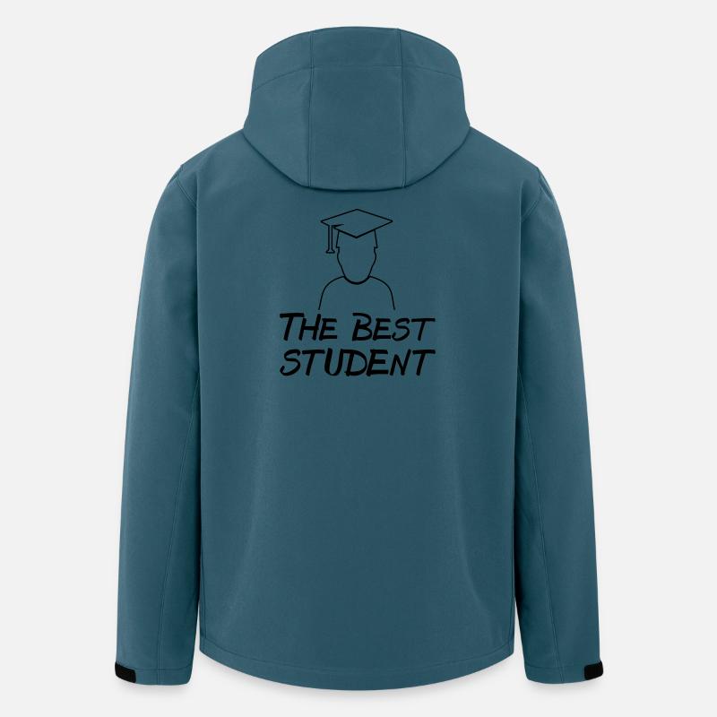 Best Student - Stanley/Stella Männer Recycled Softshell Jacke Discoverer - Dunkles Petrol
