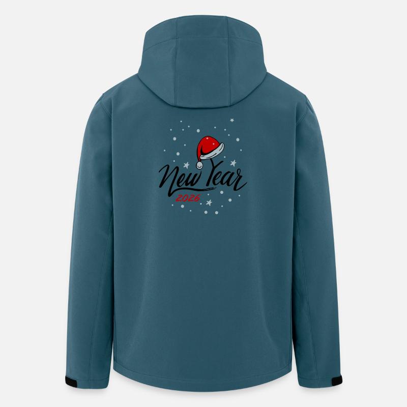 New Year 2026 - Recycelte Männer Softshell-Jacke von Stanley/Stella - Dunkles Petrol