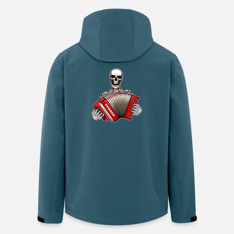 Styrian Harmonica Skeleton - Men’s Recycled Softshell Jacket by Stanley/Stella - stargazer