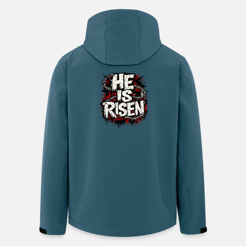 Team Jesus-Logo - Recycelte Männer Softshell-Jacke von Stanley/Stella - Dunkles Petrol
