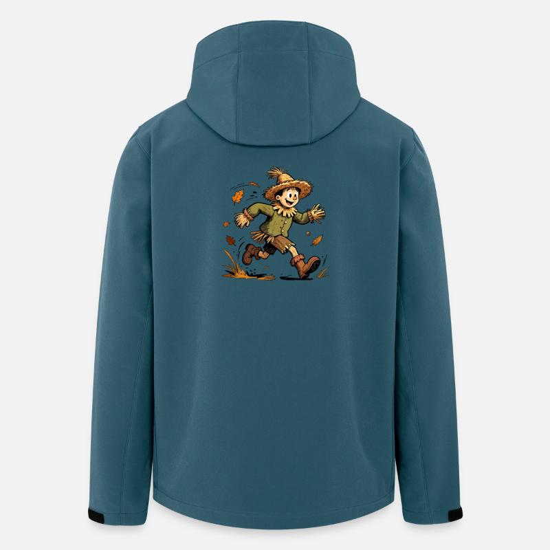 Die Vogelscheuche des Bauern - Recycelte Männer Softshell-Jacke von Stanley/Stella - Dunkles Petrol